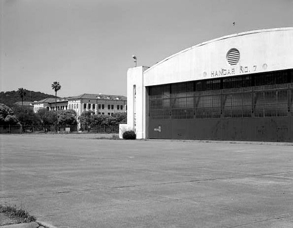  PARTIAL SOUTHEAST ELEVATION, HANGAR NO. 7