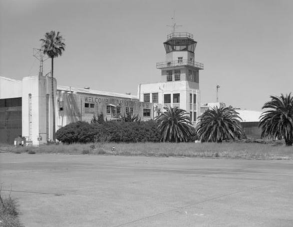 LANDSCAPING ON NORTHEAST ELEVATION, CONTROL TOWER