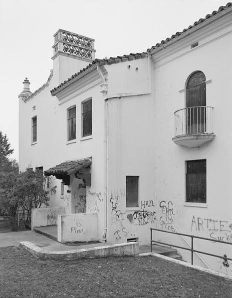 EAST ELEVATION, SOUTH PART, SHOWING ENTRANCE