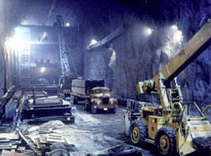 Tunnel one during construction !