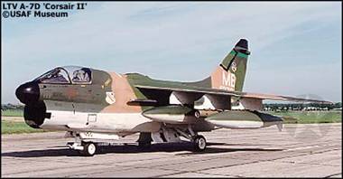 LTV A-7D 'Corsair II" at the United States Air Force Museum