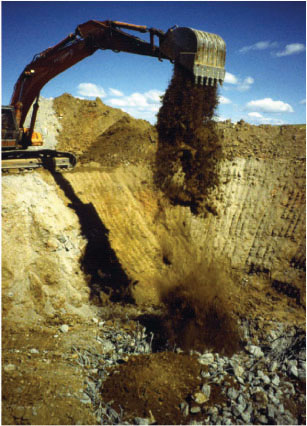  Missile silo being filled after implosion, South Dakota 