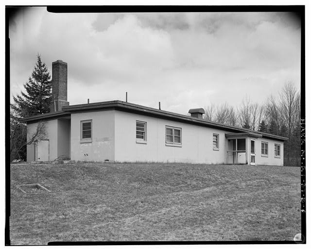 Control Area, Mess Hall VIEW NORTHEAST, SOUTH AND WEST ELEVATION