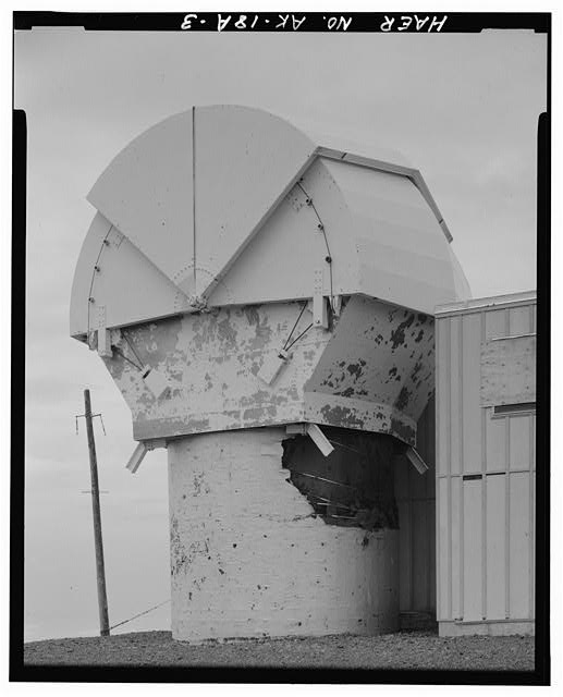 Nike Missile Site Summit, Alaska STEEL CLAM SHELL PROTECTED RADAR ATTACHED. 